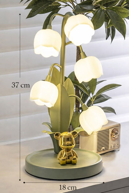 Çiçekli Vintage Lamba